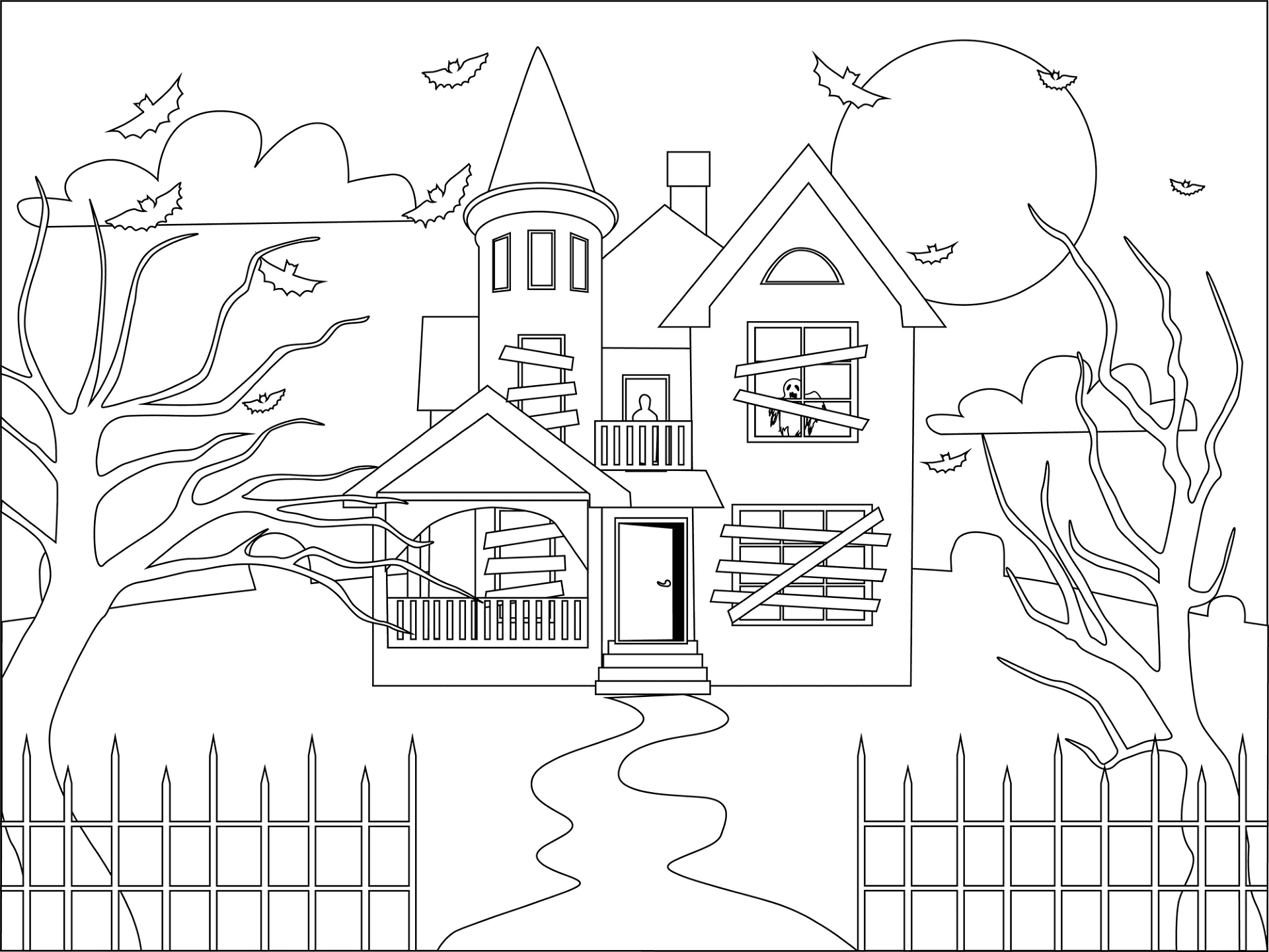 Desenho de Dia Das Bruxas para colorir