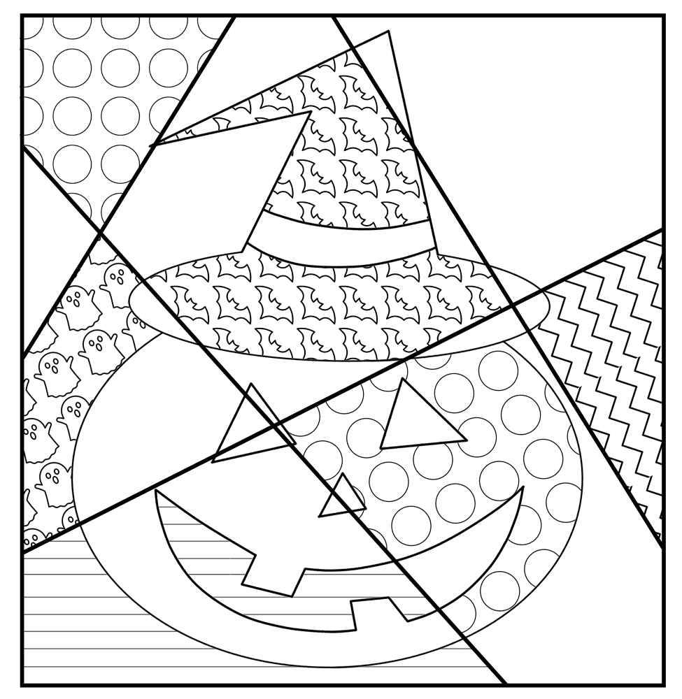 Desenho de Dia Das Bruxas para colorir