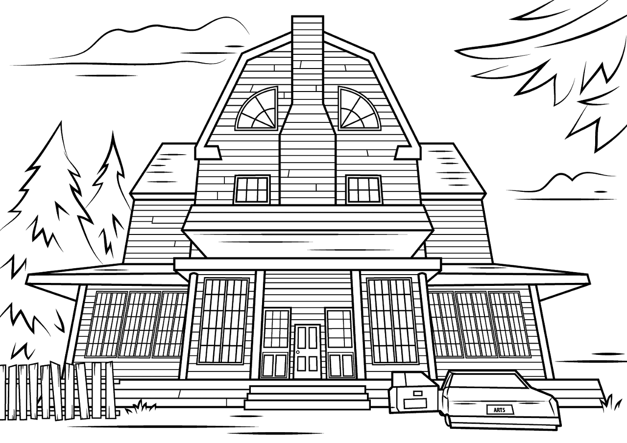 Desenho de Dia Das Bruxas para colorir