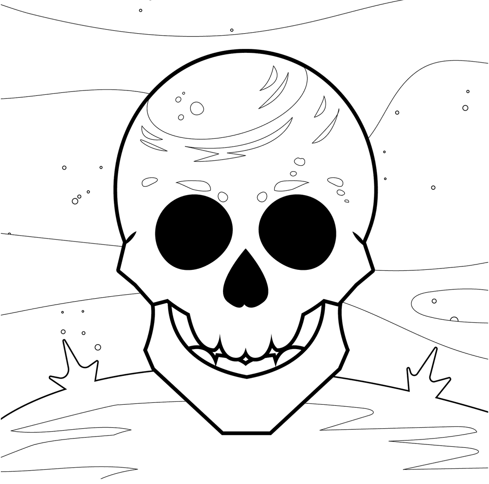 Desenho de Dia Das Bruxas para colorir
