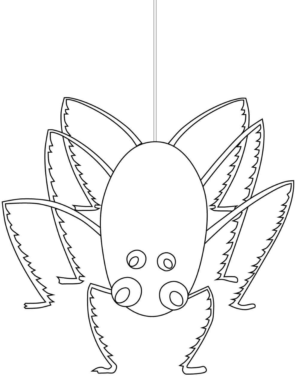 Desenho de Dia Das Bruxas para colorir
