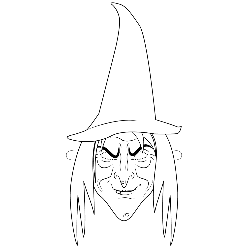 Desenho de Dia Das Bruxas para colorir
