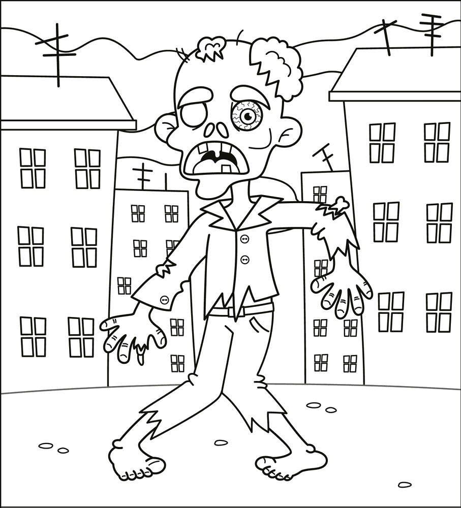 Desenho de Dia Das Bruxas para colorir