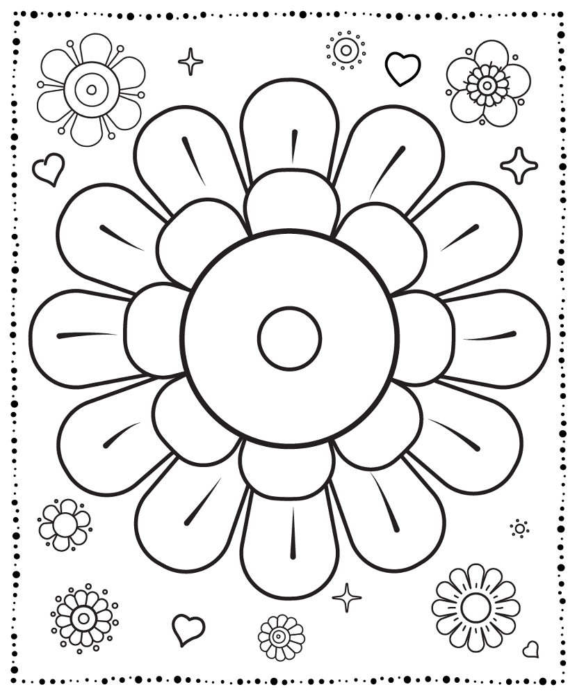 Desenho de Dia Das Mães para colorir e imprimir: número 34