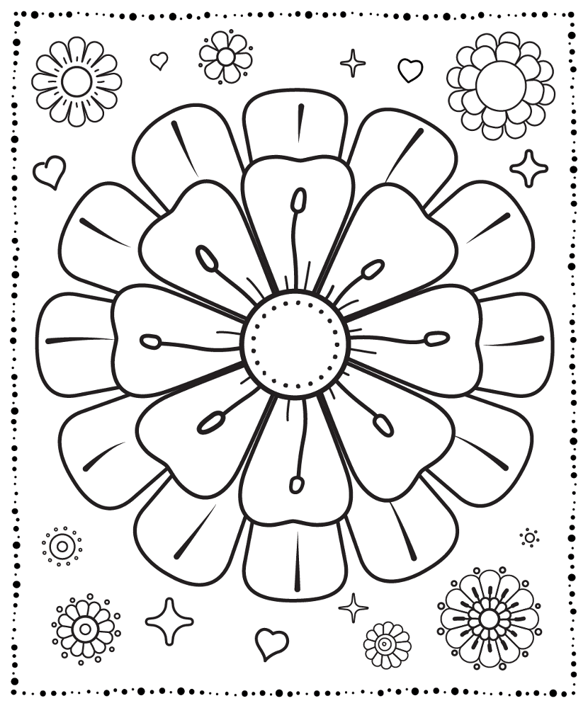 Desenho de Dia Das Mães para colorir e imprimir: número 37