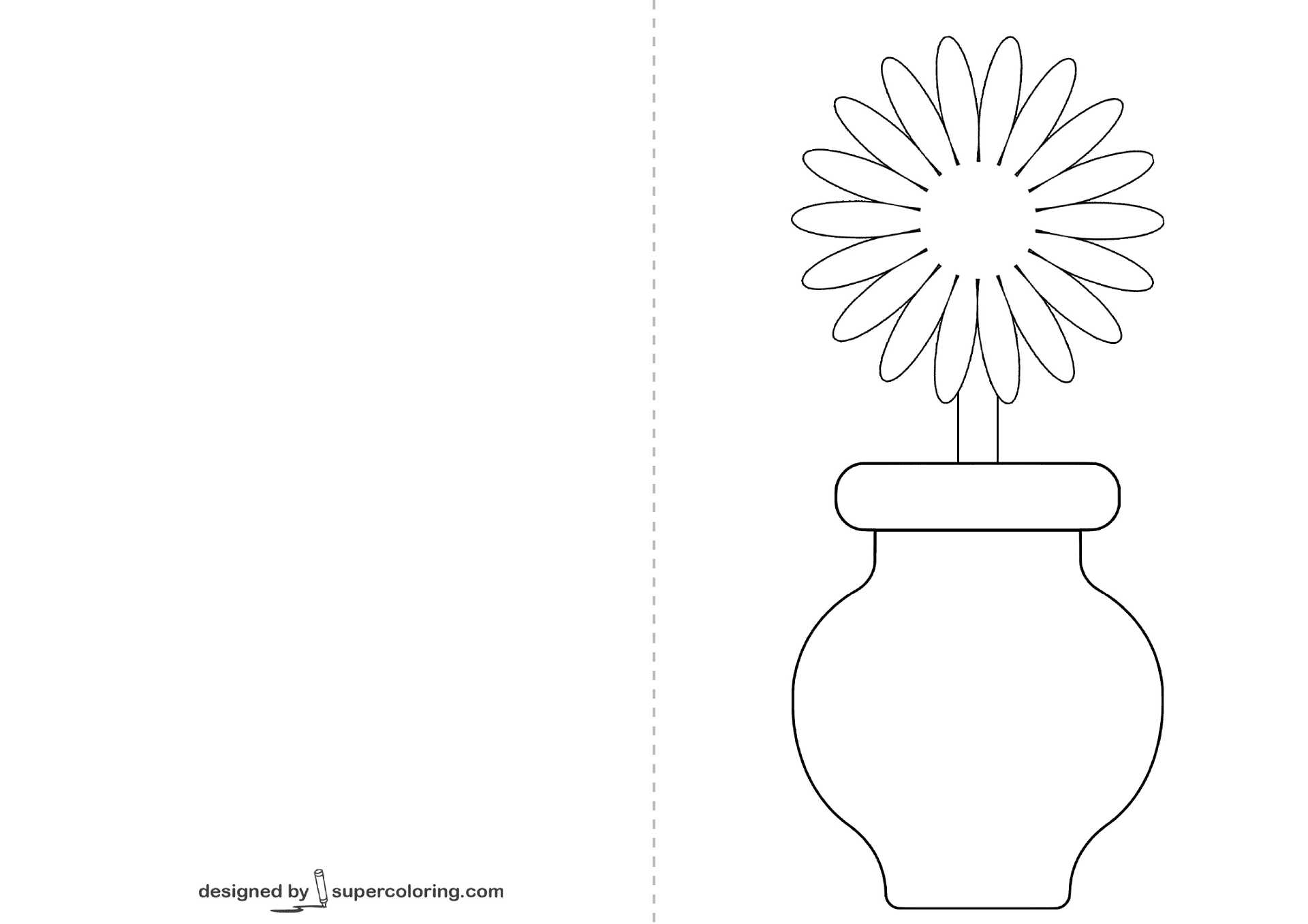 Desenho de Dia Das Mães para colorir e imprimir: número 41