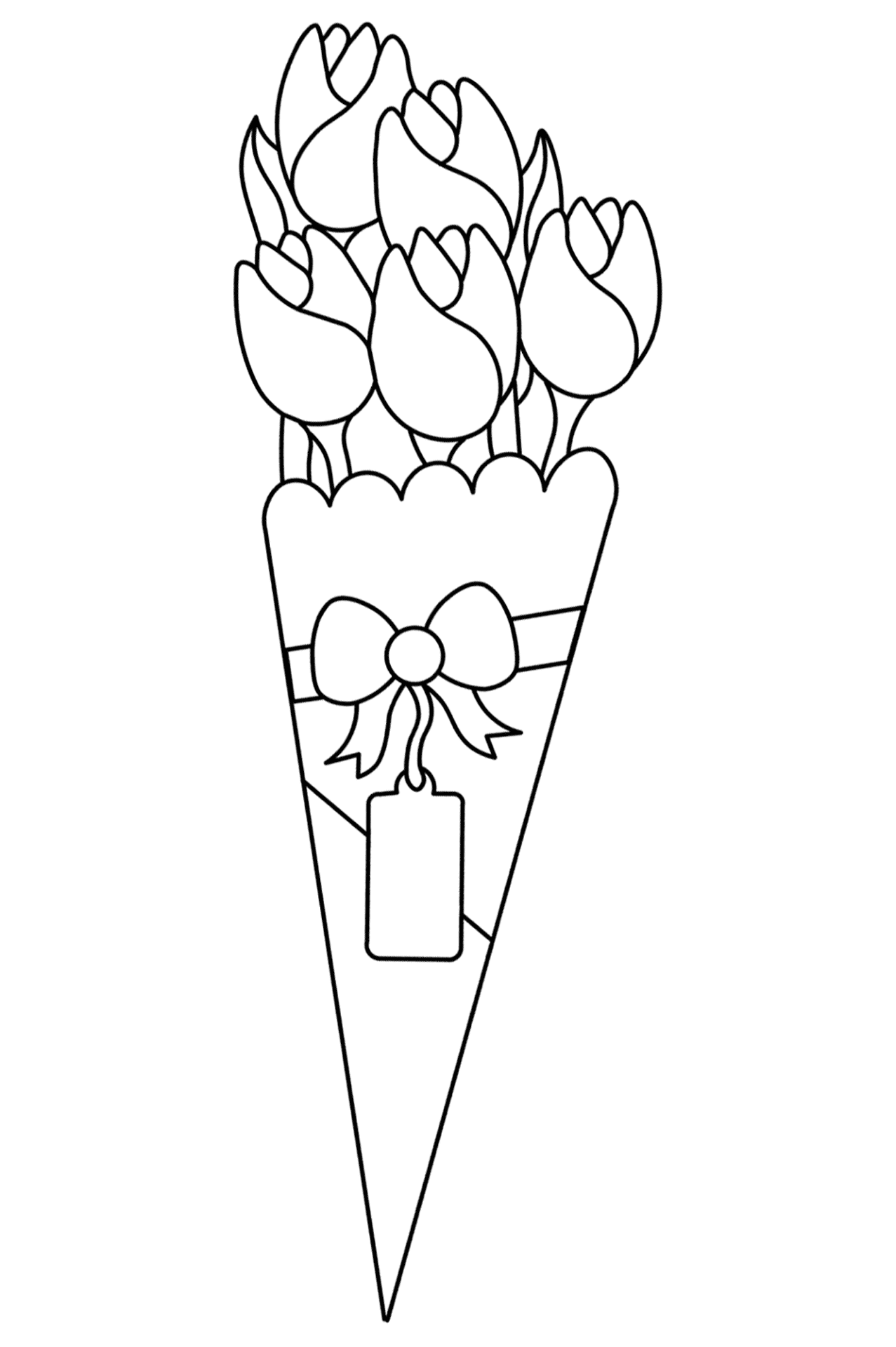 Desenho de Dia Das Mães para colorir