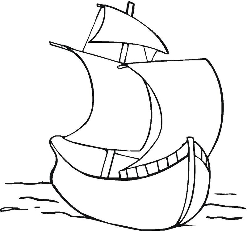 Desenho de Dia De Colombo para colorir e imprimir: número 14