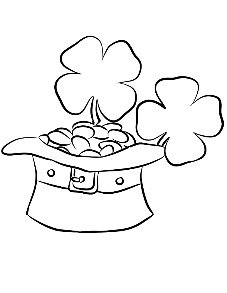 Desenho de Dia De São Patrício para colorir e imprimir: número 23