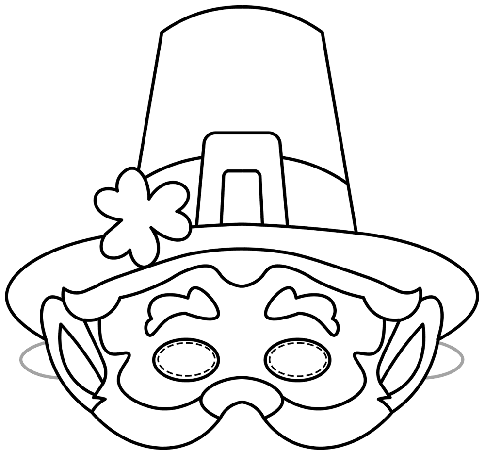 Desenho de Dia De São Patrício para colorir e imprimir: número 25