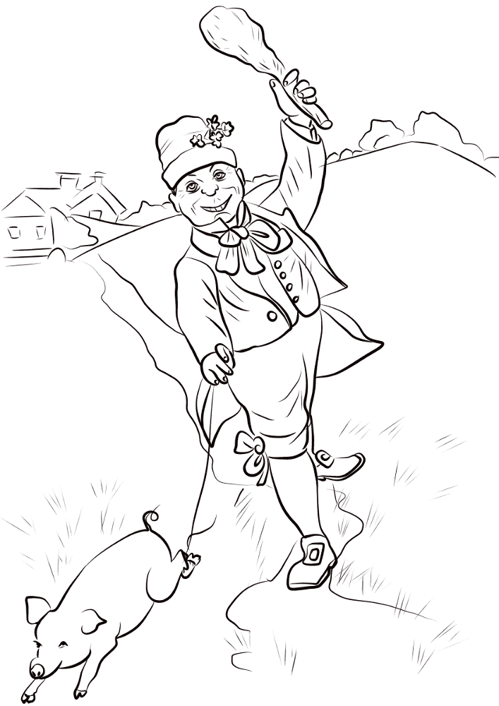 Desenho de Dia De São Patrício para colorir e imprimir: número 29