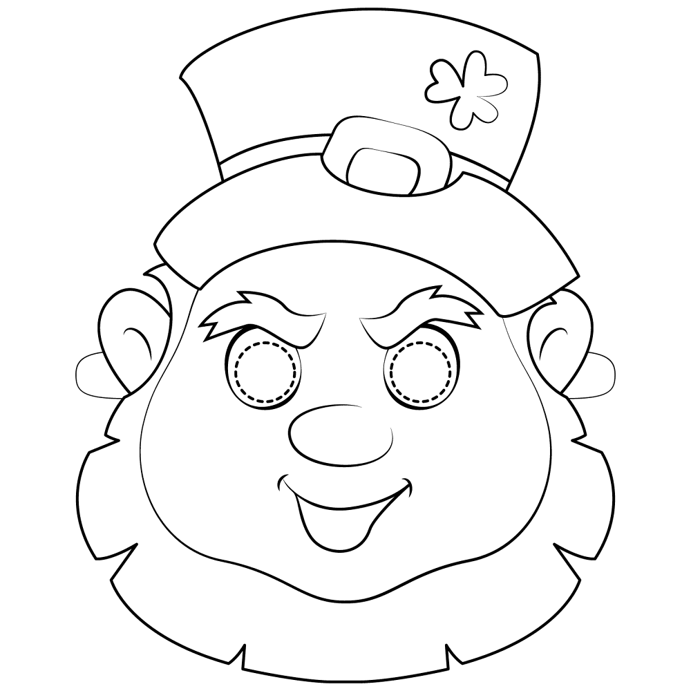 Desenho de Dia De São Patrício para colorir e imprimir: número 30