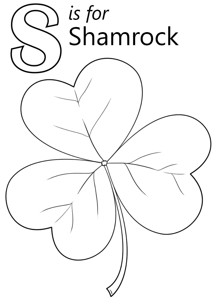 Desenho de Dia De São Patrício para colorir e imprimir: número 31