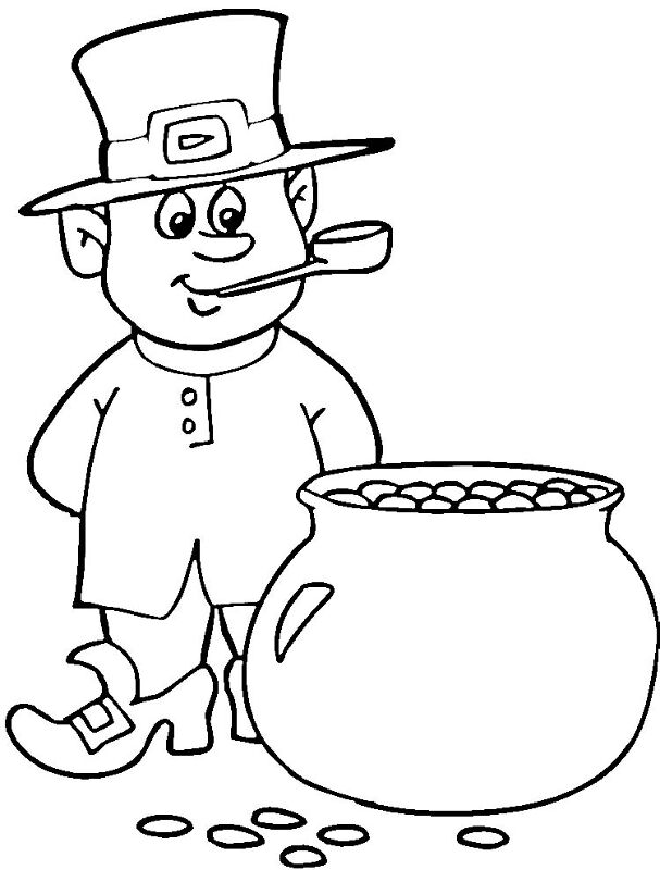 Desenho de Dia De São Patrício para colorir e imprimir: número 37