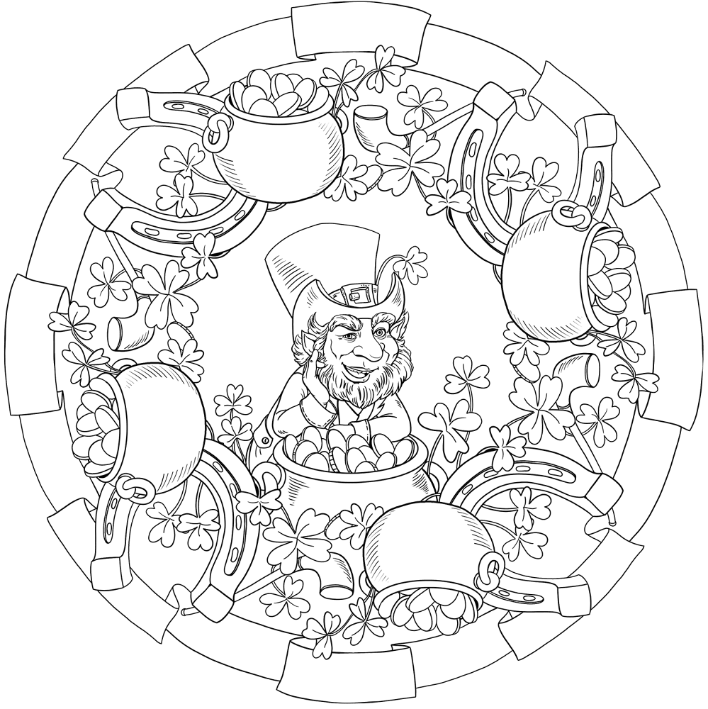 Desenho de Dia De São Patrício para colorir
