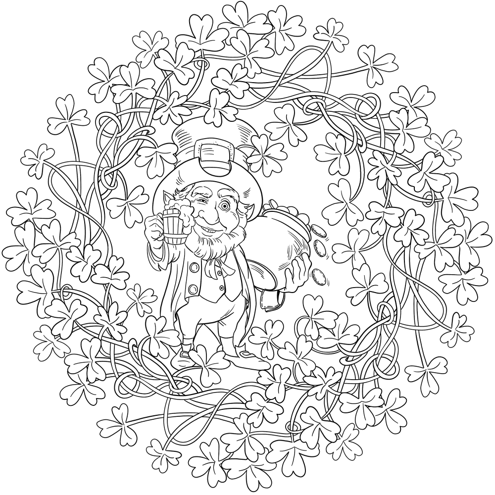 Desenho de Dia De São Patrício para colorir