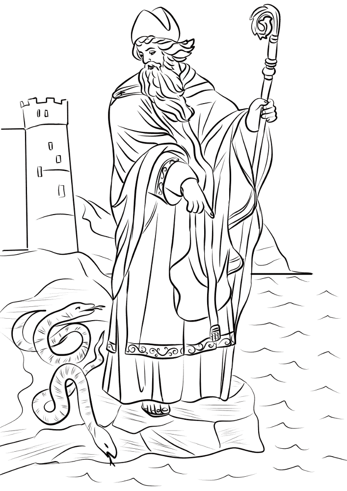 Desenho de Dia De São Patrício para colorir