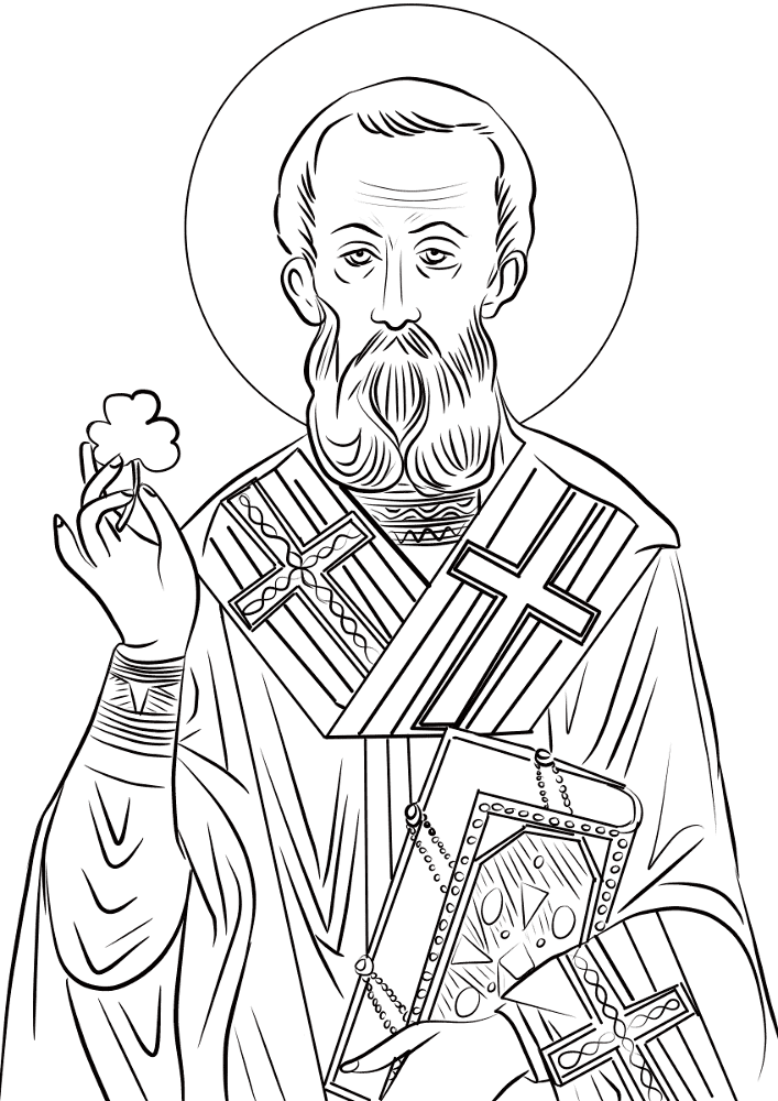 Desenho de Dia De São Patrício para colorir