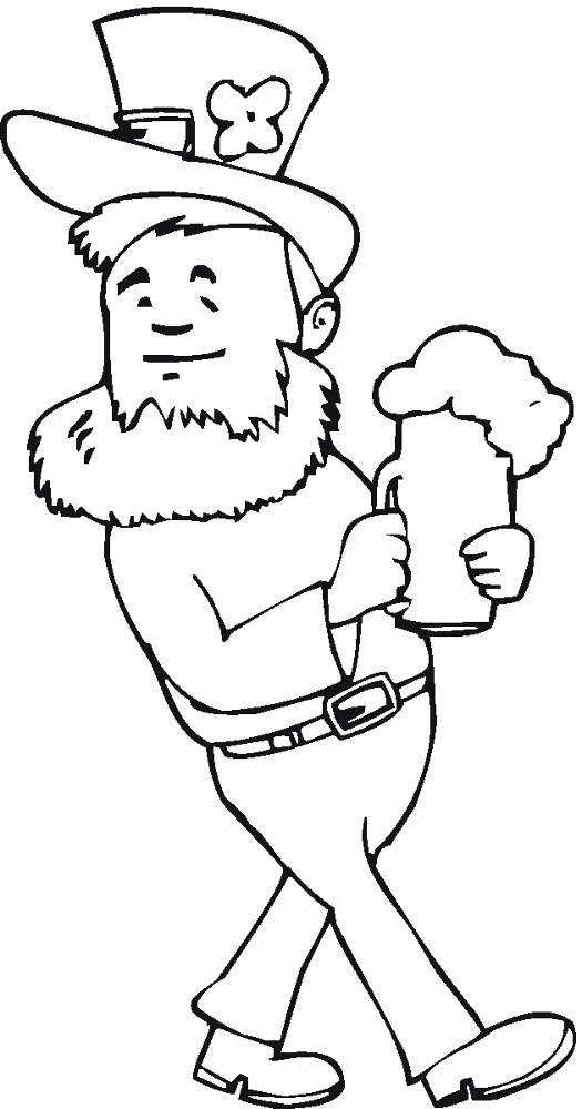 Desenho de Dia De São Patrício para colorir