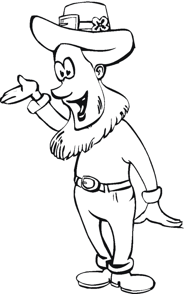 Desenho de Dia De São Patrício para colorir
