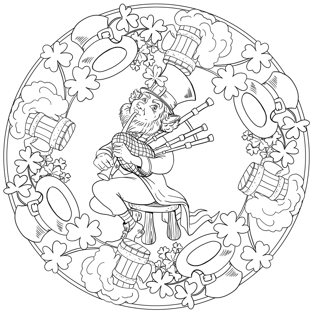 Desenho de Dia De São Patrício para colorir