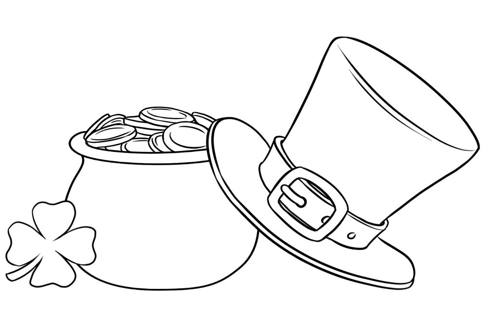 Desenho de Dia De São Patrício para colorir