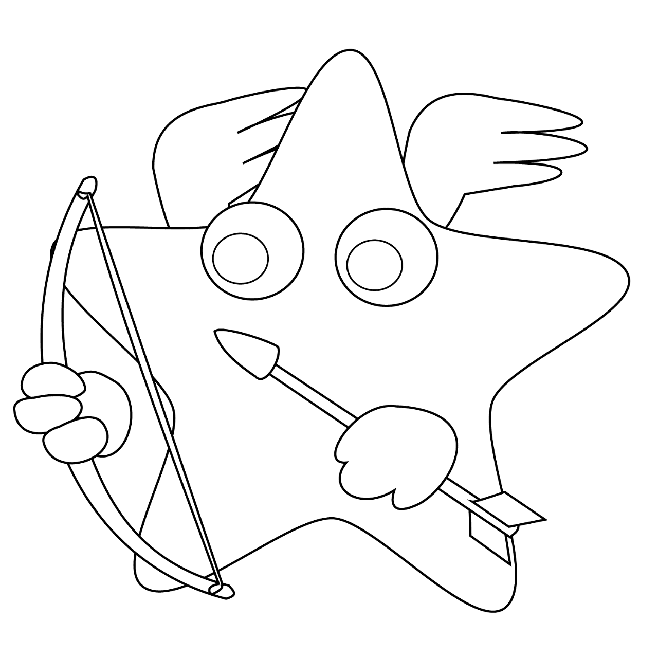 Desenho de Dia De São Valentm para colorir e imprimir: número 7