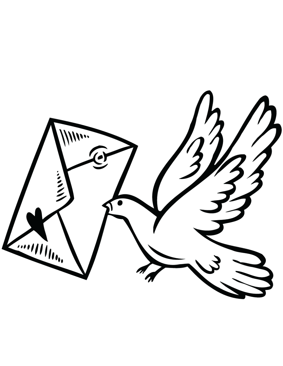 Desenho de Dia De São Valentm para colorir e imprimir: número 21