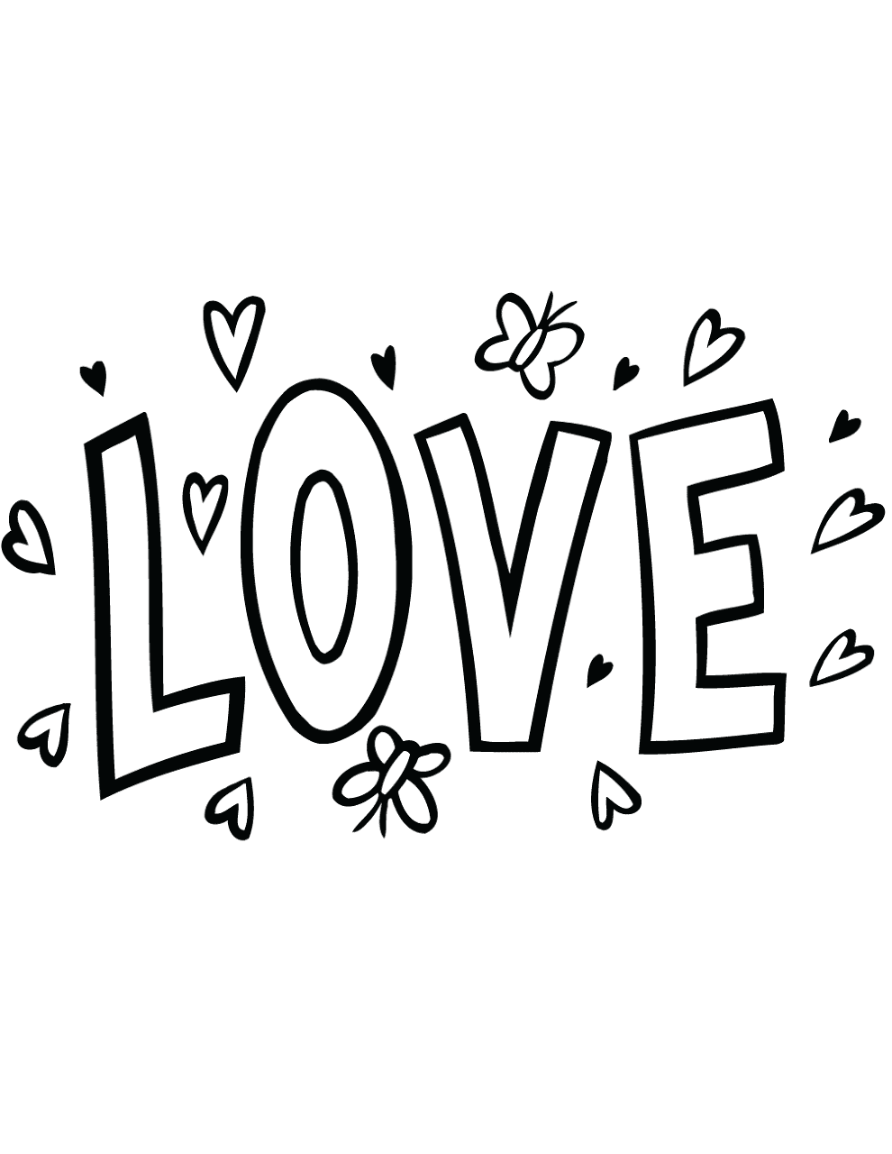 Desenho de Dia De São Valentm para colorir e imprimir: número 24