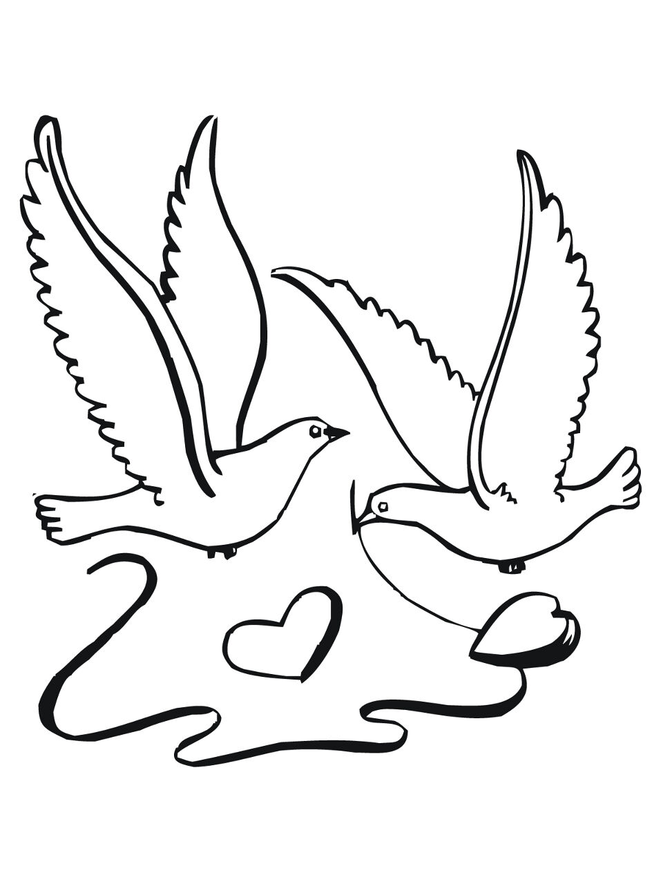 Desenho de Dia De São Valentm para colorir e imprimir: número 25