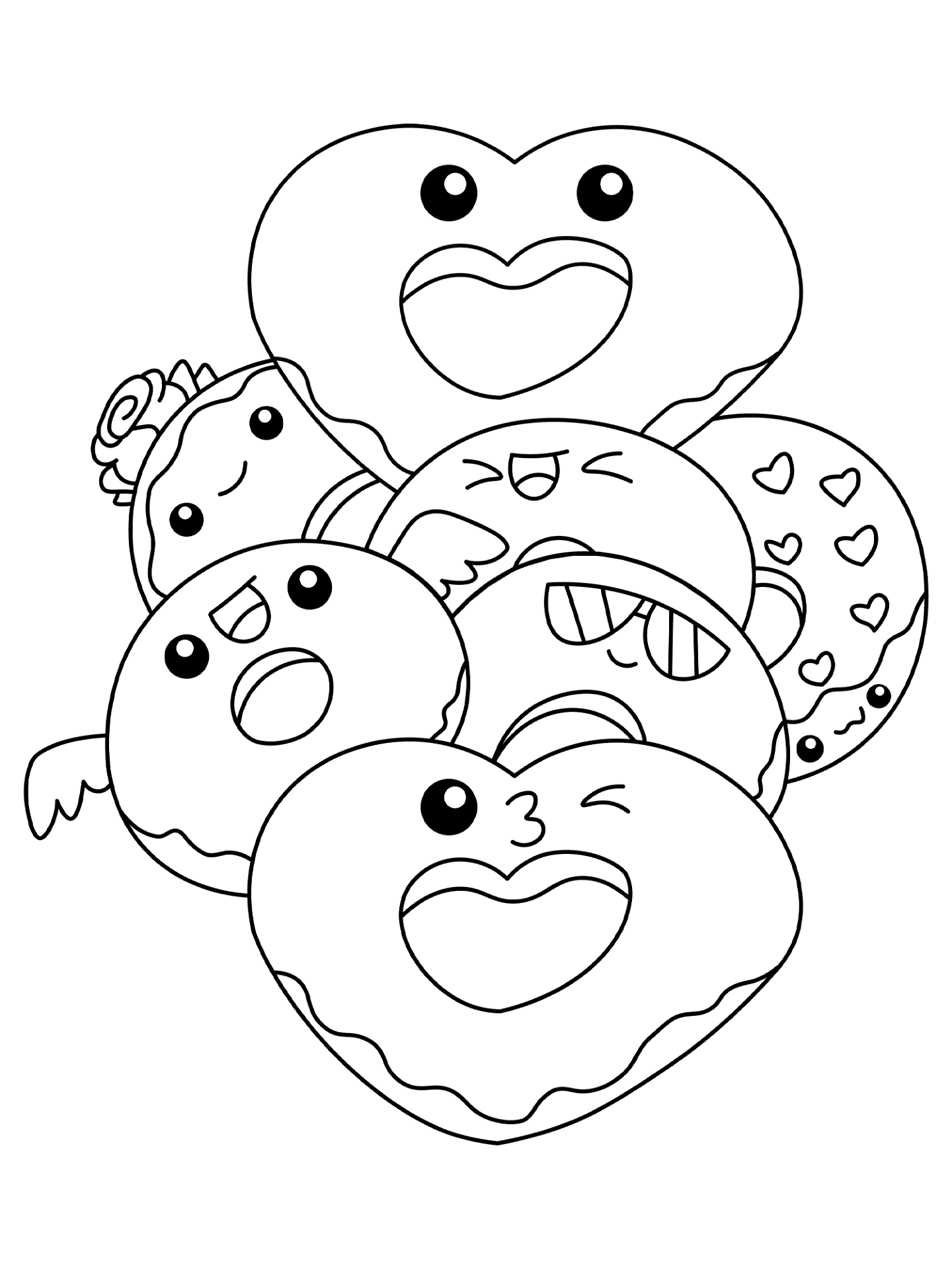 Desenho de Dia De São Valentm para colorir