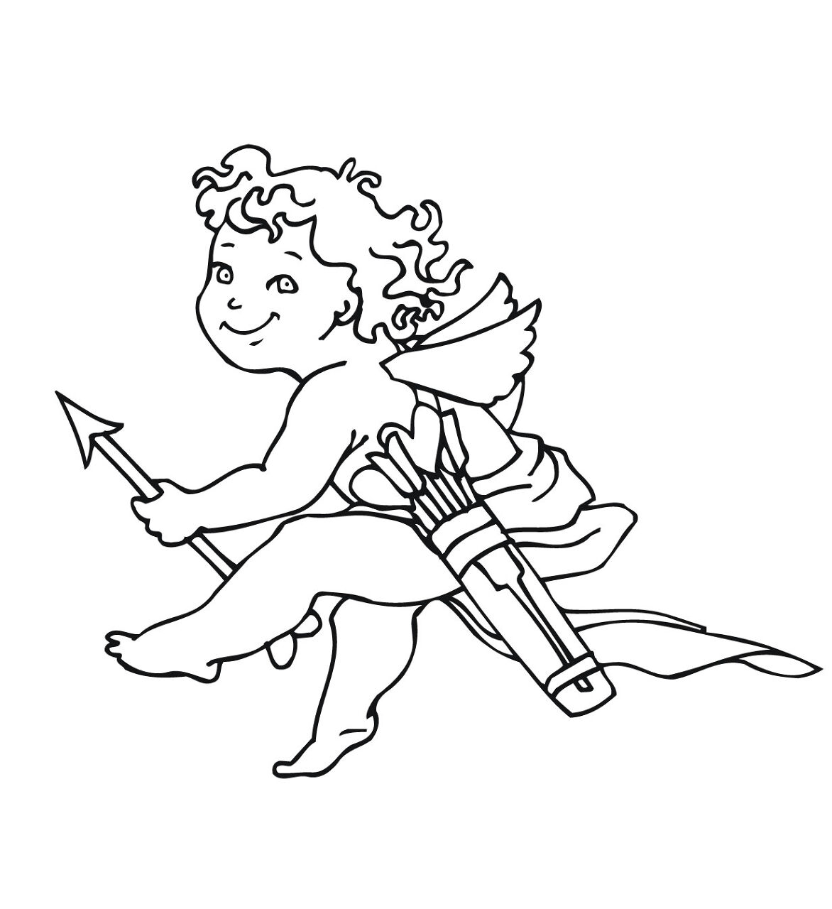 Desenho de Dia De São Valentm para colorir