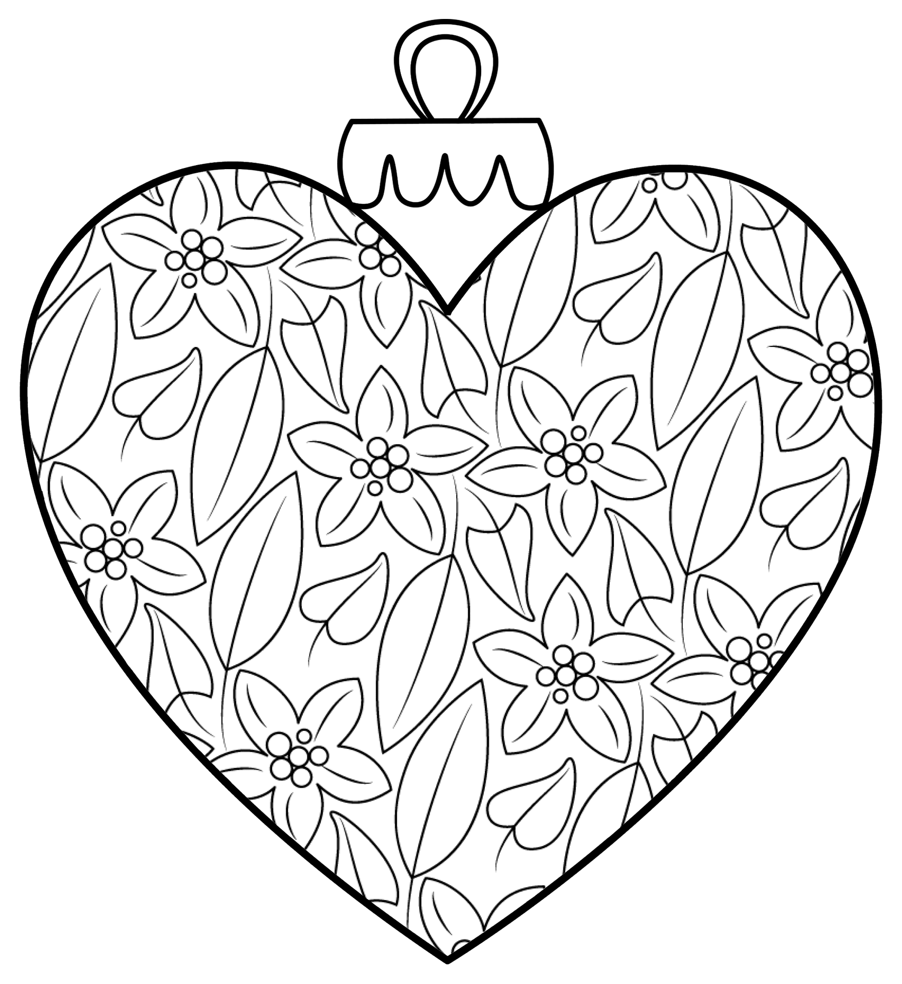 Desenho de Dia De São Valentm para colorir