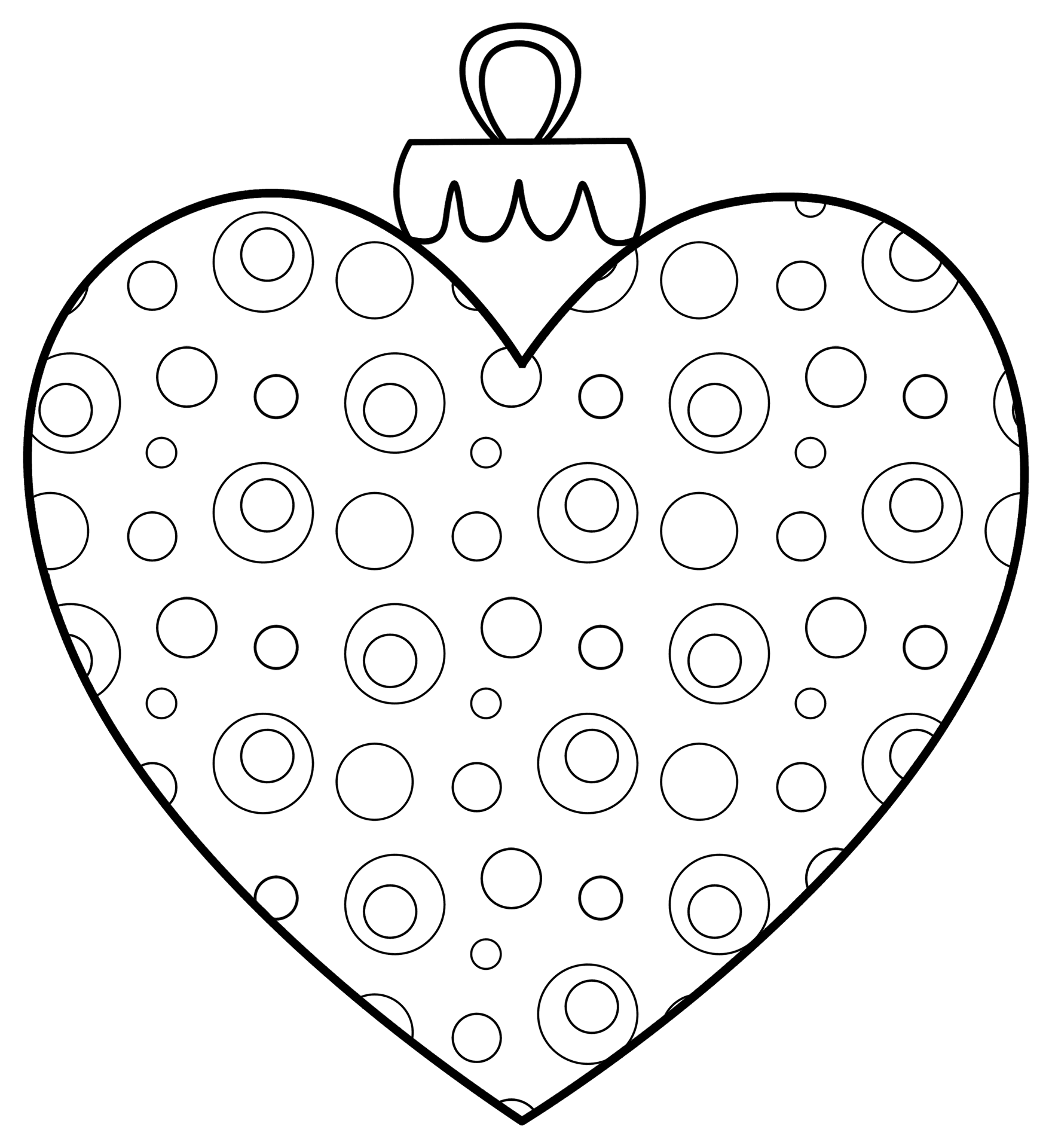 Desenho de Dia De São Valentm para colorir