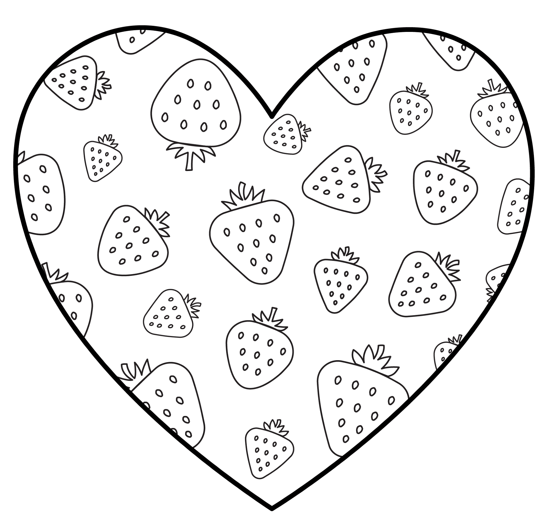 Desenho de Dia De São Valentm para colorir