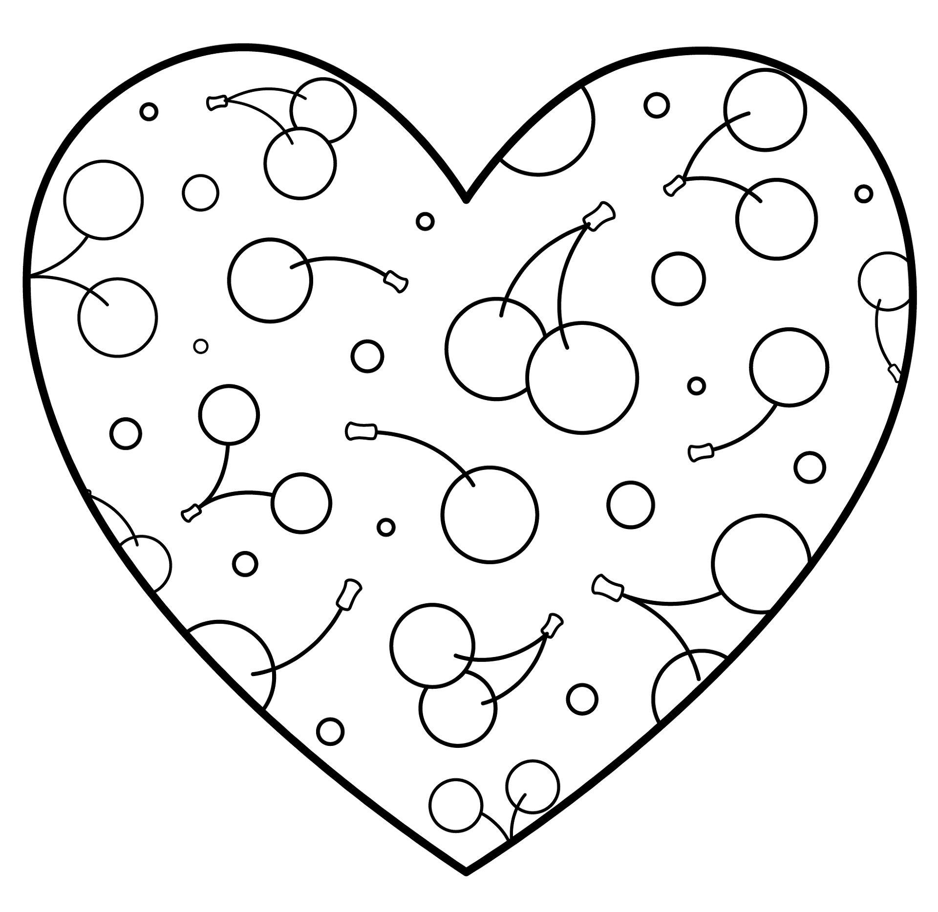 Desenho de Dia De São Valentm para colorir