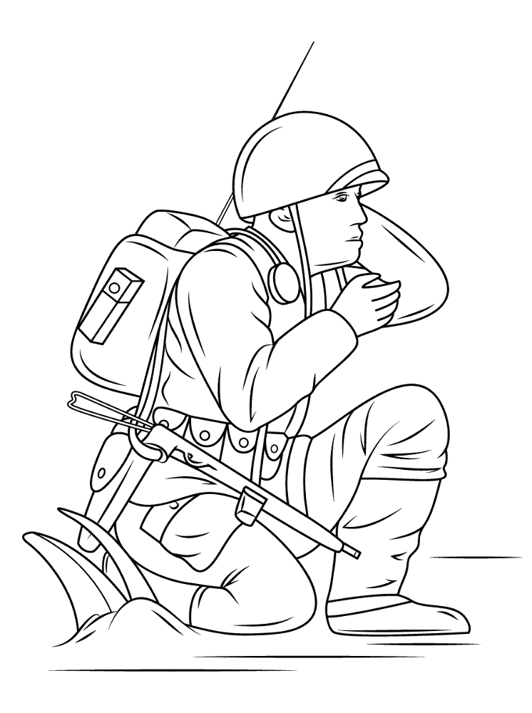 Desenho de Dia Do Armistício para colorir e imprimir: número 12
