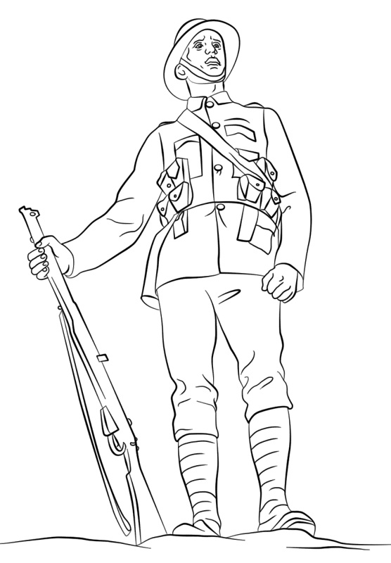 Desenho de Dia Do Armistício para colorir e imprimir: número 21