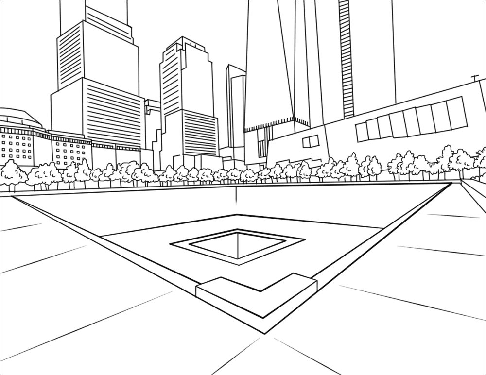 Desenho de Dia Do Patriota para colorir e imprimir: número 4