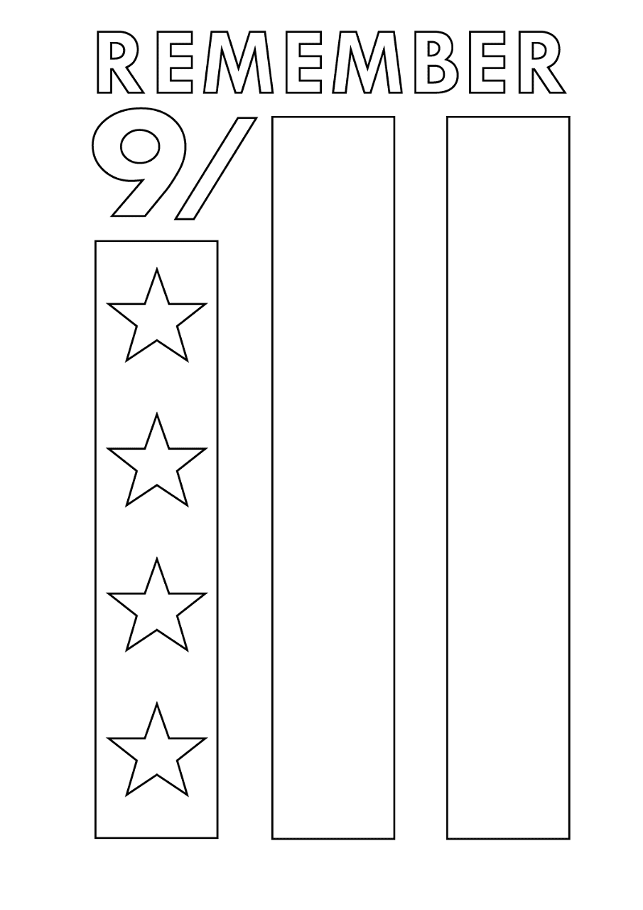 Desenho de Dia Do Patriota para colorir e imprimir: número 6