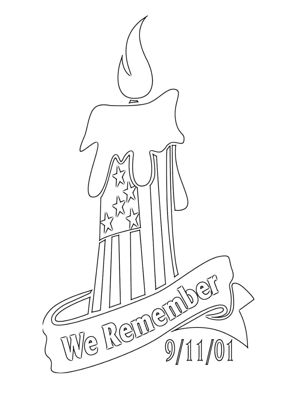 Desenho de Dia Do Patriota para colorir e imprimir: número 8