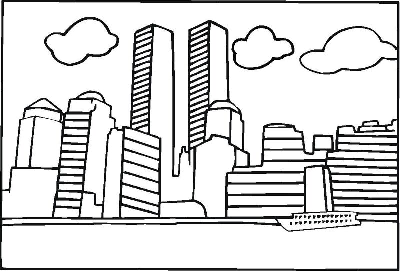 Desenho de Dia Do Patriota para colorir e imprimir: número 9