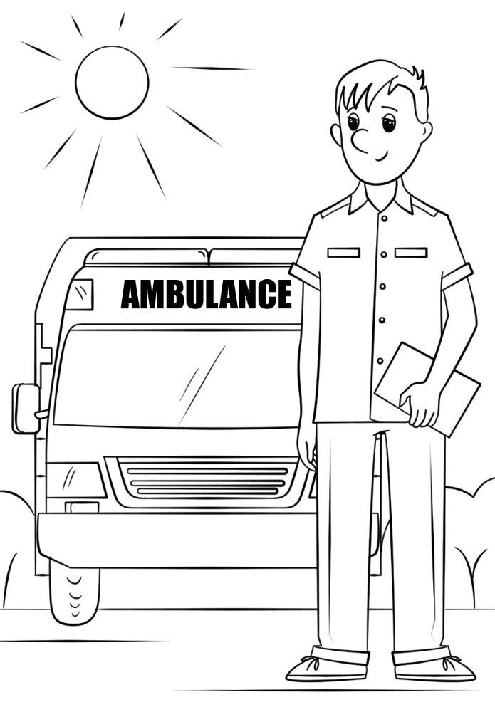 Desenho de Dia Do Trabalho para colorir e imprimir: número 3