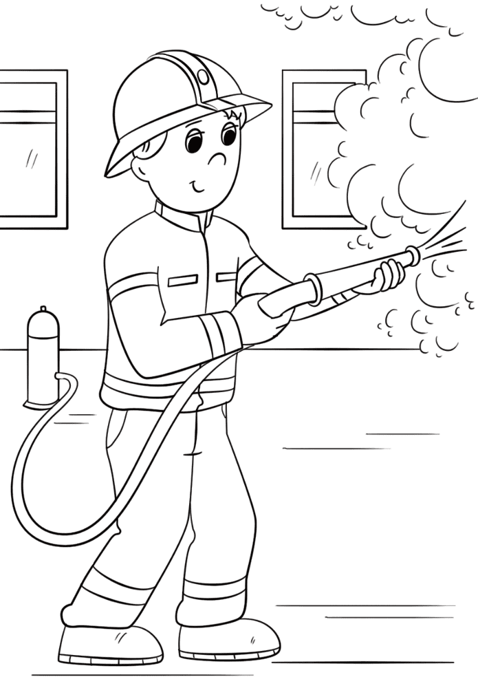 Desenho de Dia Do Trabalho para colorir e imprimir: número 4