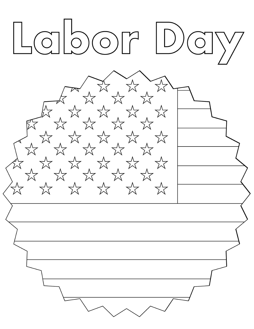 Desenho de Dia Do Trabalho para colorir e imprimir: número 18