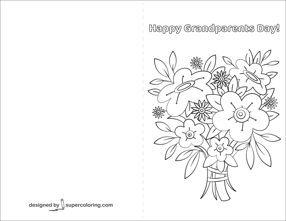 Desenho de Dia Dos Avós para colorir e imprimir: número 12