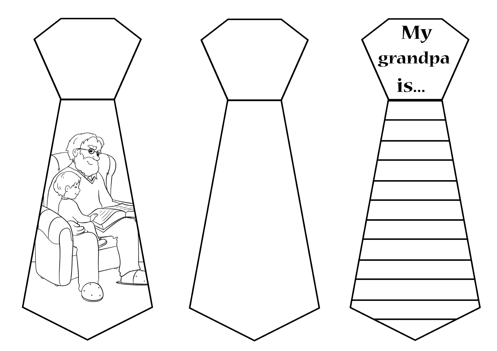 Desenho de Dia Dos Avós para colorir e imprimir: número 21