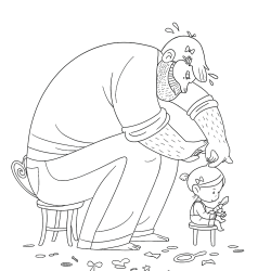 Desenho de Dia Dos Pais para colorir e imprimir: número 29
