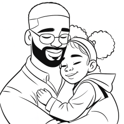 Desenho de Dia Dos Pais para colorir e imprimir: número 39