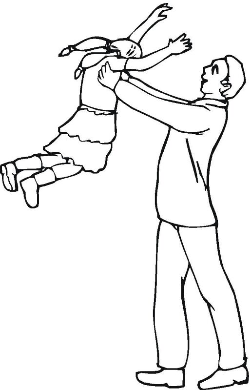 Desenho de Dia Dos Pais para colorir